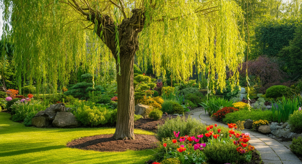 taille du saule pleureur