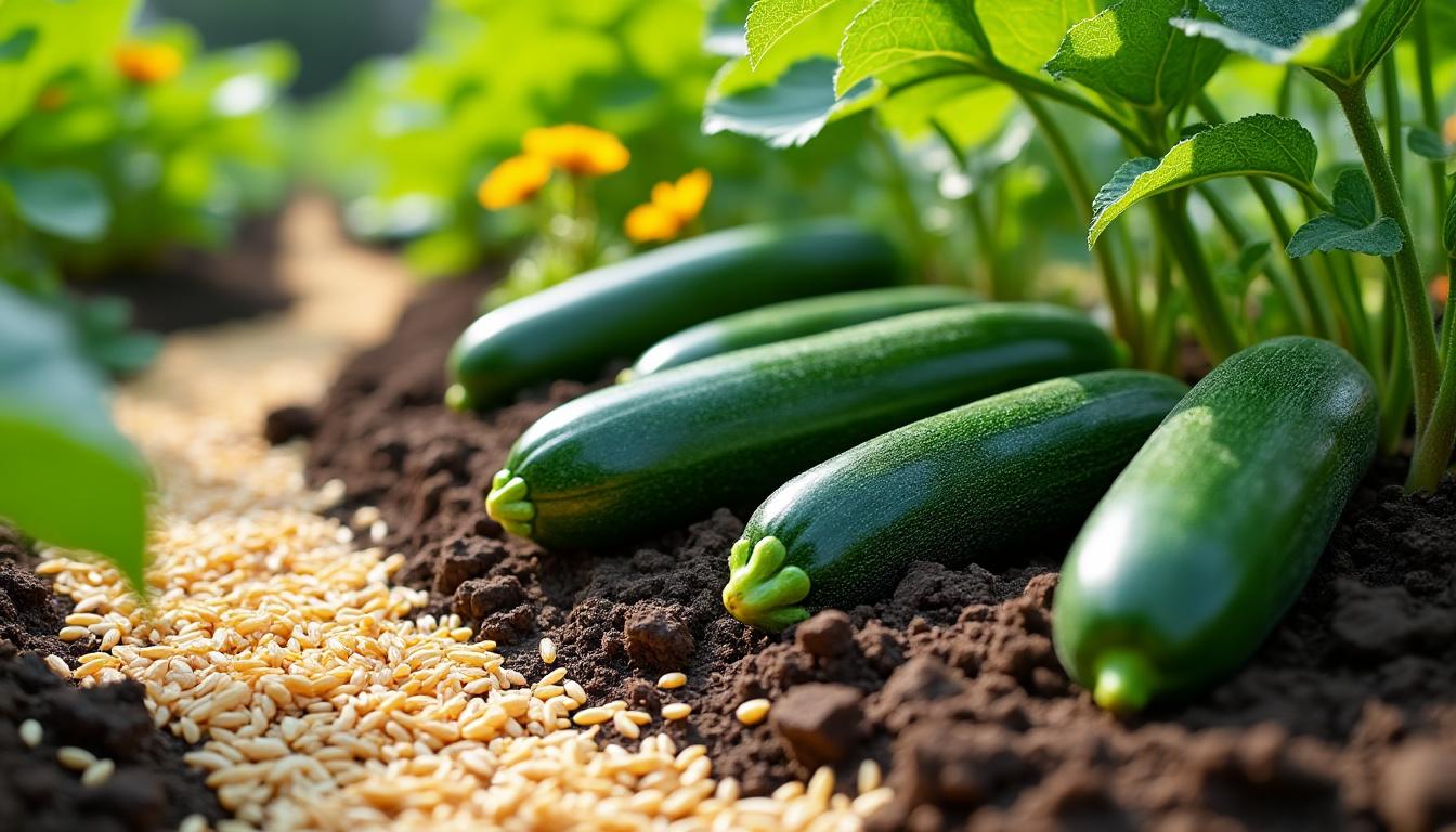 découvrez pourquoi ajouter du riz au pied des courgettes favorise leur croissance, améliore la santé du sol et stimule le développement des plantes dans votre potager.