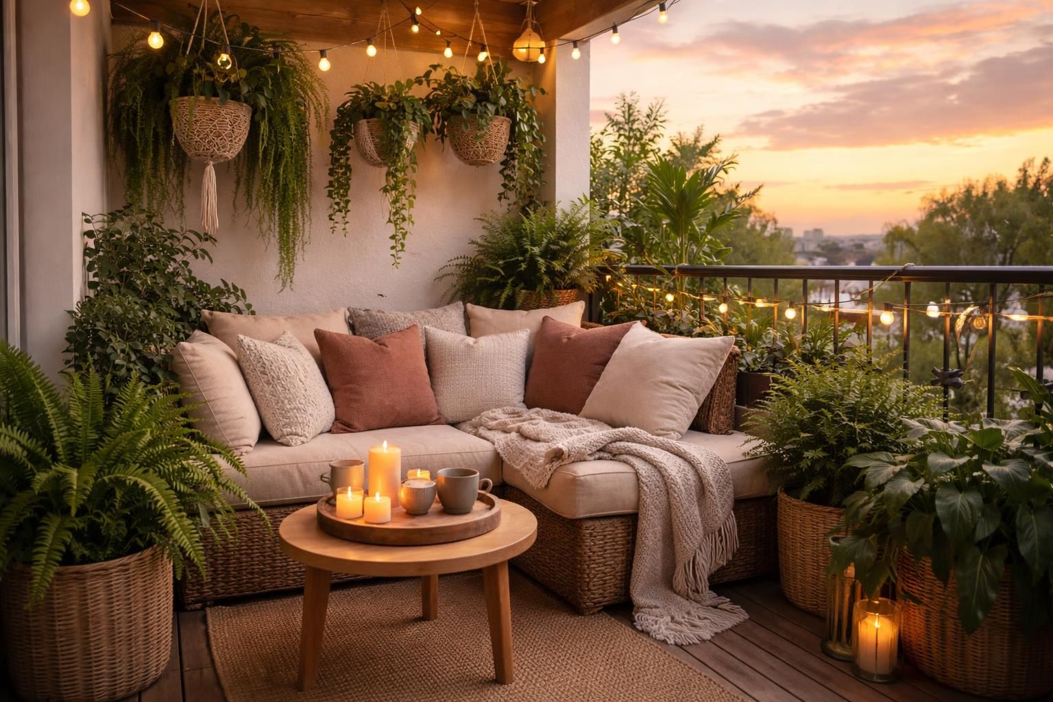 découvrez nos astuces pour créer un balcon cocooning et aménager un espace détente extérieur agréable et confortable chez vous.