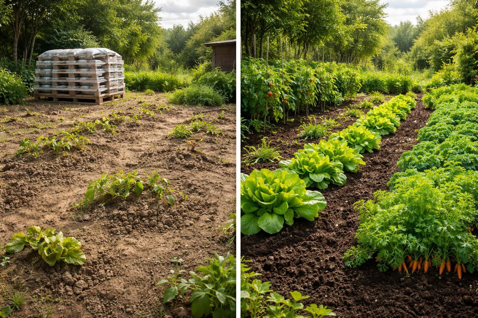 découvrez comment 1 tonne de terreau, convertie en mètres cubes, peut améliorer la qualité de votre sol et transformer la croissance de votre potager pour des récoltes abondantes.