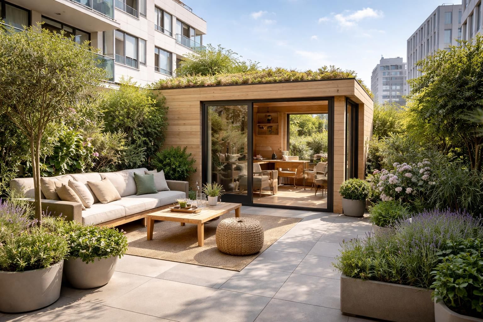 découvrez comment aménager un abri de jardin sur votre terrasse d'appartement pour créer un espace vert optimisé, alliant praticité et esthétisme.