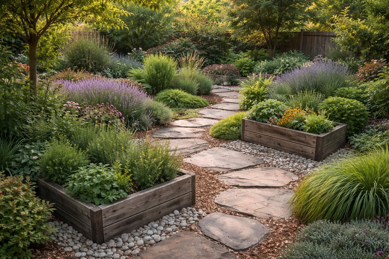 explorez des idées créatives pour aménager un jardin sans pelouse, alliant esthétique et originalité pour un espace extérieur unique et facile à entretenir.