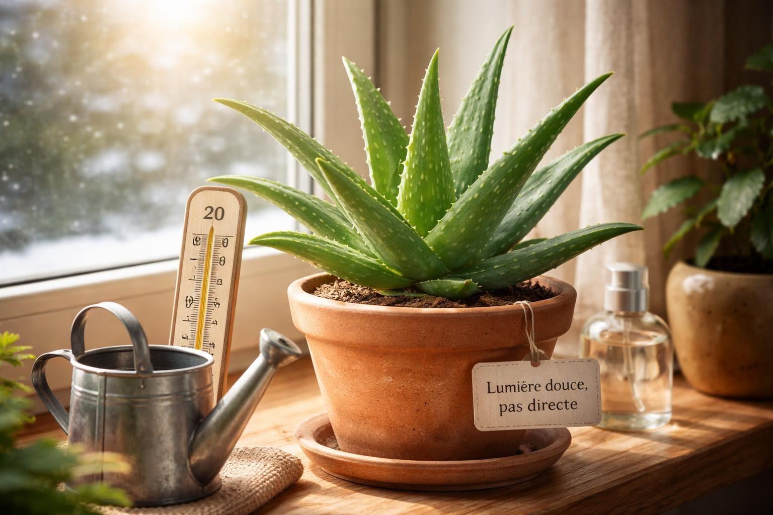 découvrez comment bien hiverner votre aloe vera pour protéger votre plante pendant les mois froids et assurer sa croissance au printemps.