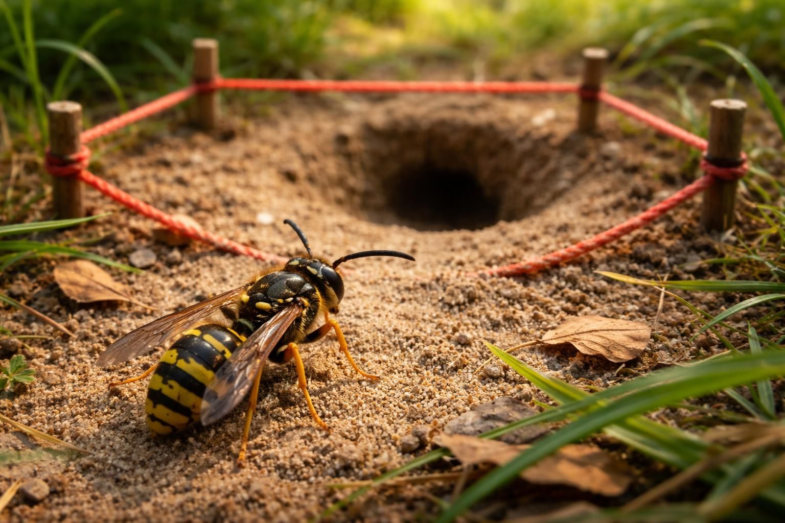 découvrez comment identifier un nid de guêpes de terre et les mesures à prendre pour sécuriser efficacement la zone et éviter les piqûres.