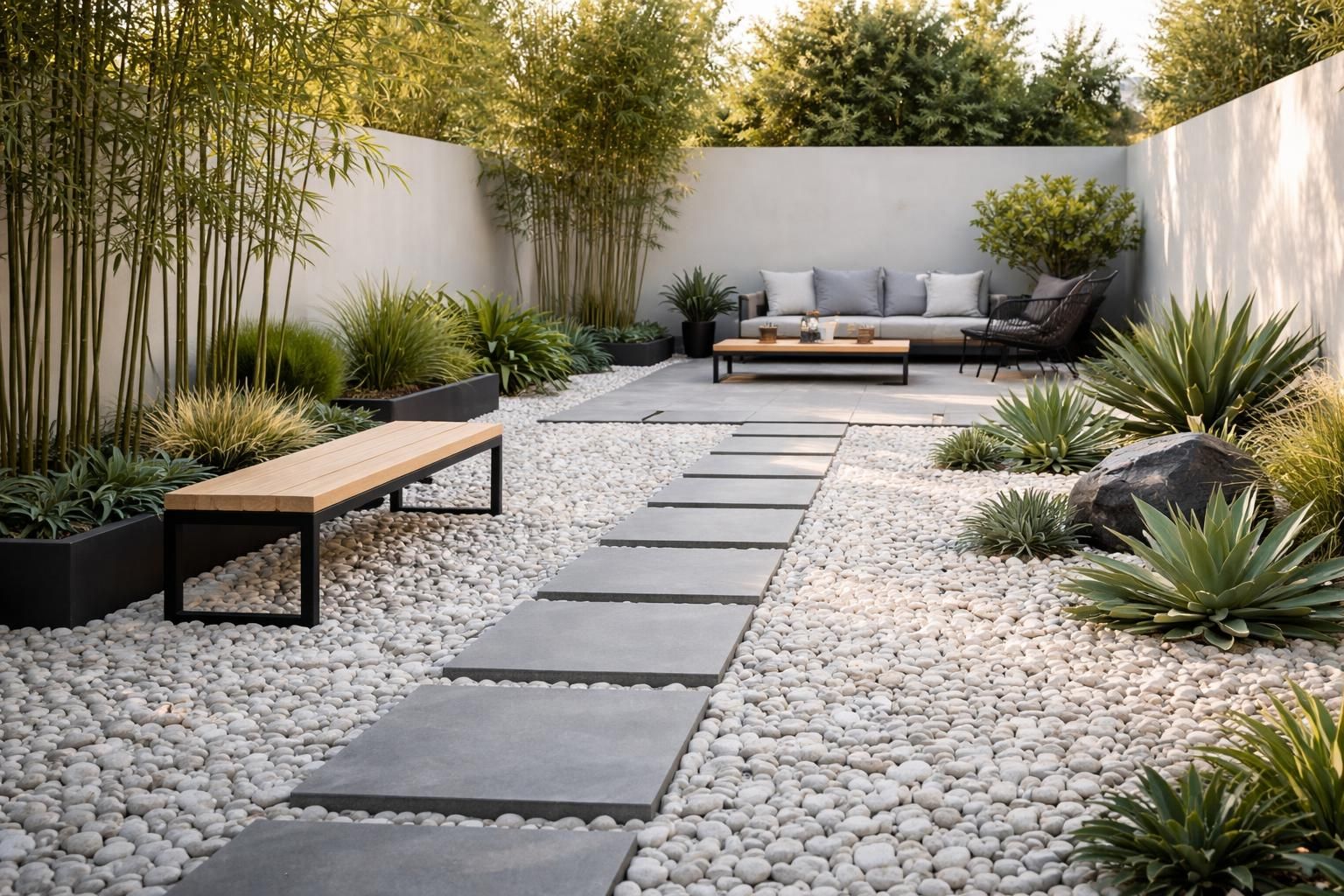 découvrez comment créer une ambiance moderne dans votre jardin avec des galets blancs. conseils pratiques et idées déco pour un extérieur élégant et épuré.