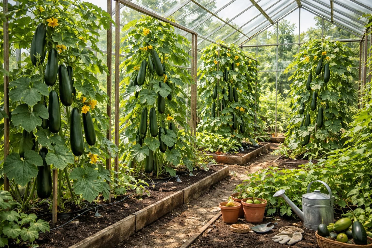 découvrez les astuces infaillibles pour cultiver des courgettes verticalement toute l'année et maximiser votre espace de jardinage avec succès.