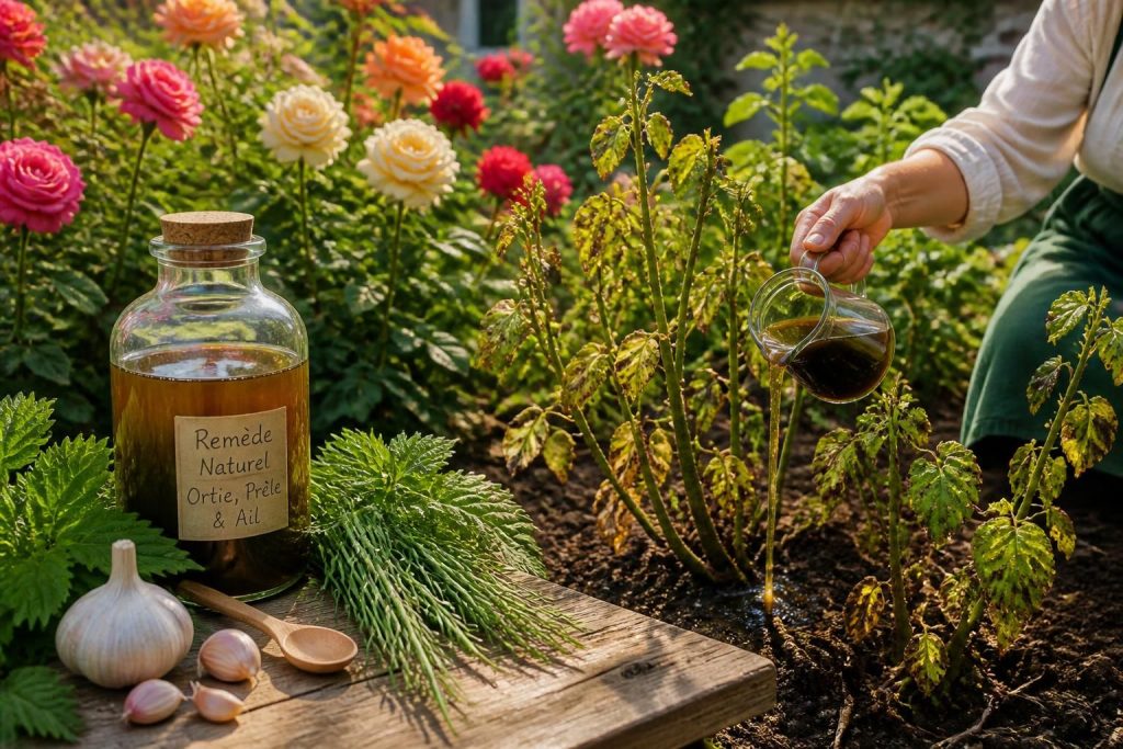 découvrez le remède de grand-mère efficace contre la maladie des rosiers et transformez votre jardin en un véritable paradis fleuri grâce à des astuces naturelles et simples.